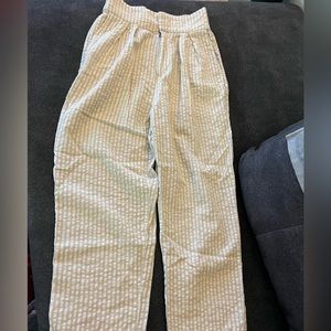 Urban Outfitters striped cotton pants